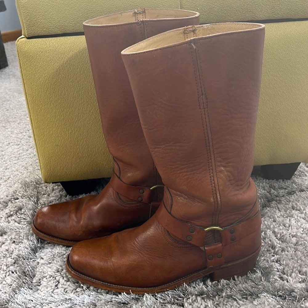 Frye men’s size 11D brown harness boots
